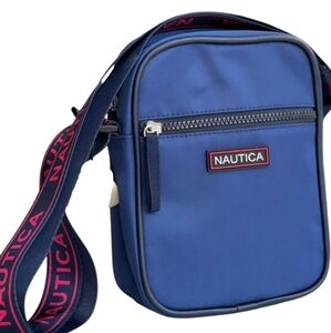 Nautica Commander Blue Crossbody Bag Unisex & Luggage Tags NWT
